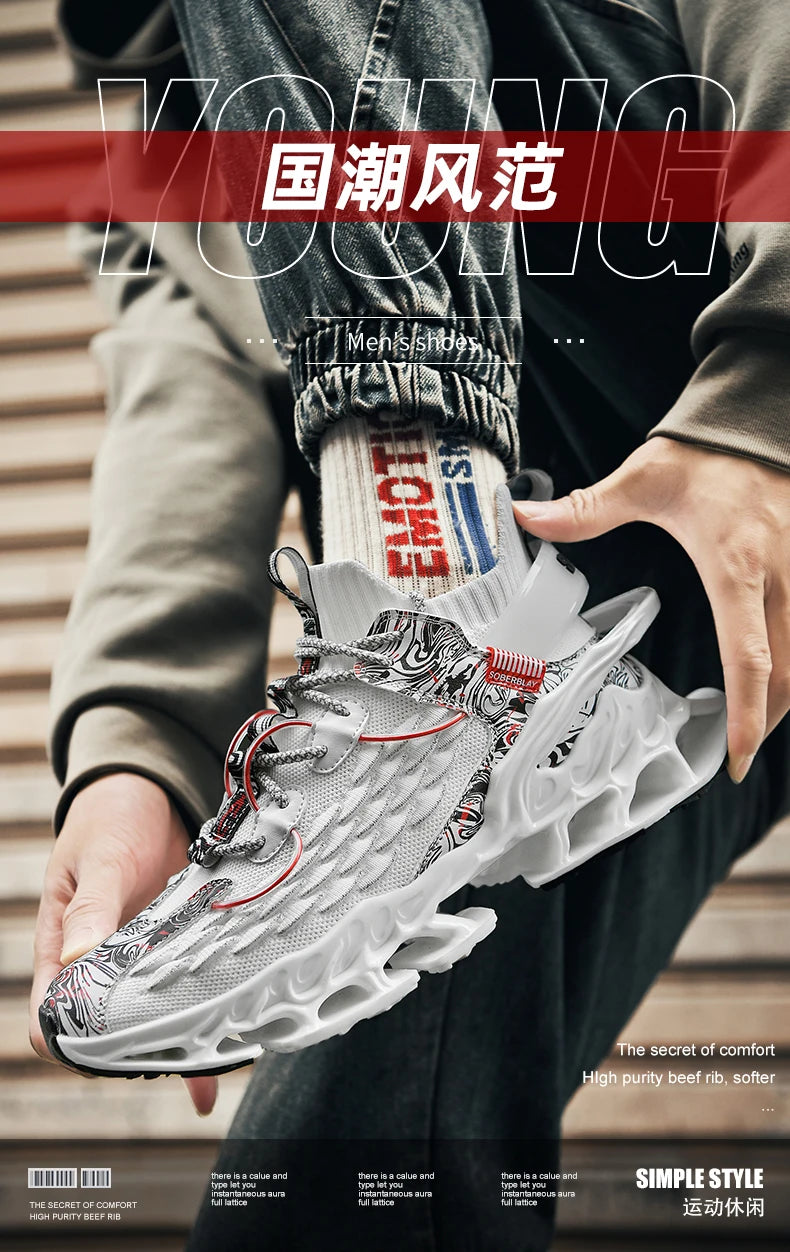 Chaussures homme luxe décontractées – baskets, mocassins, running respirantes .