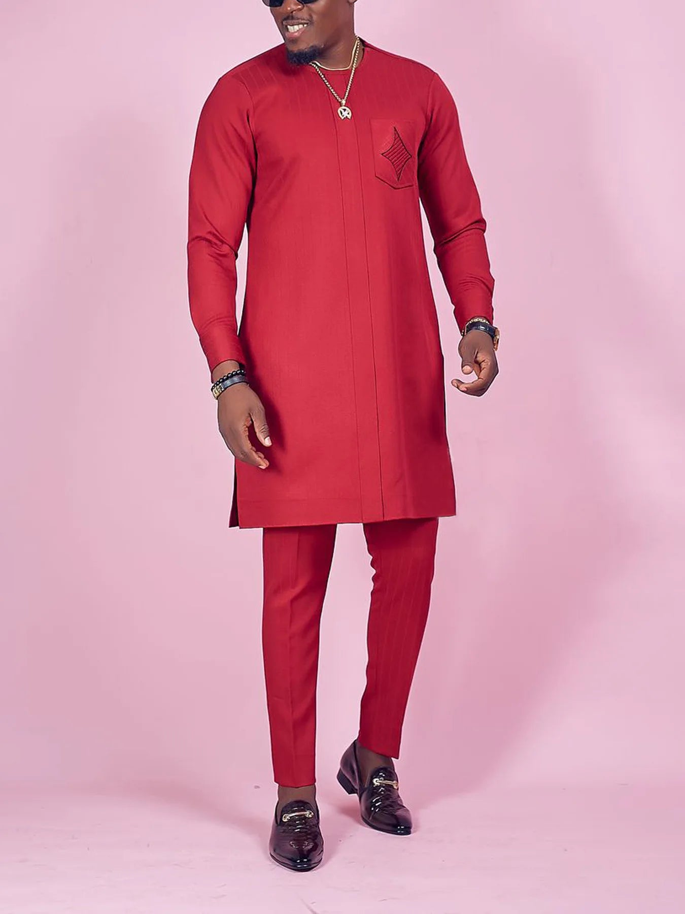 Ensemble africain homme 2 pièces, caftan ou dashiki, tenue traditionnelle .