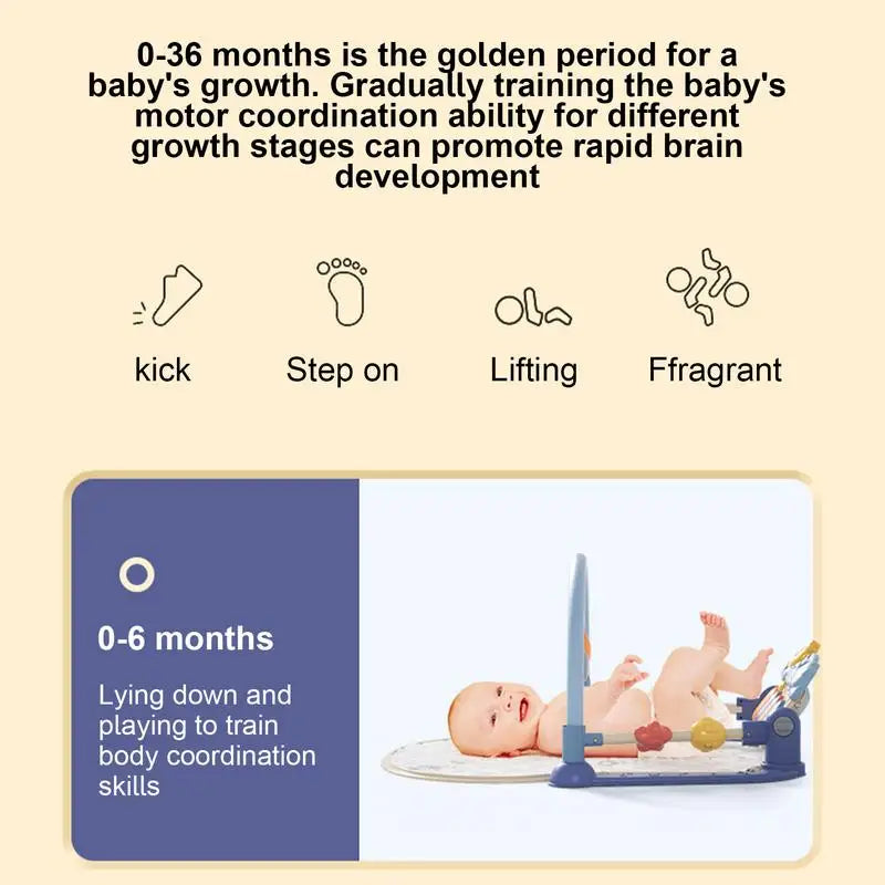 Jouet d'éveil bébé 0-36 mois – Piano musical avec pédales, cadeau éducatif