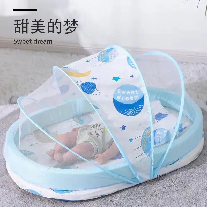 Lit bébé pliable avec moustiquaire – Nid de couchage 0-24 mois .