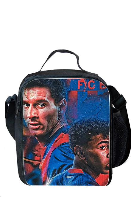 Sac à dos football Lamine Yamal, enfant, 1/3 pièces : sac d’école, sac déjeuner, trousse .
