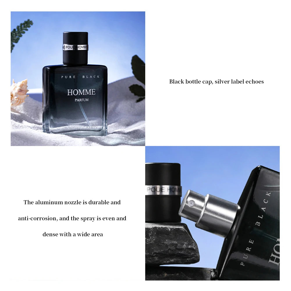 Glamour parfum homme, coffret Cologne longue durée, phéromones, spray original .