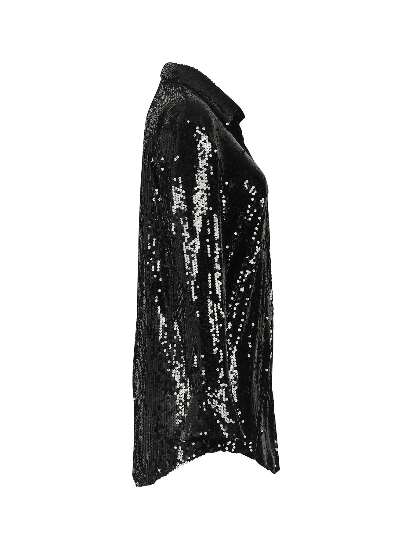 Chemise femme à paillettes, couleurs vives, style européen/américain .
