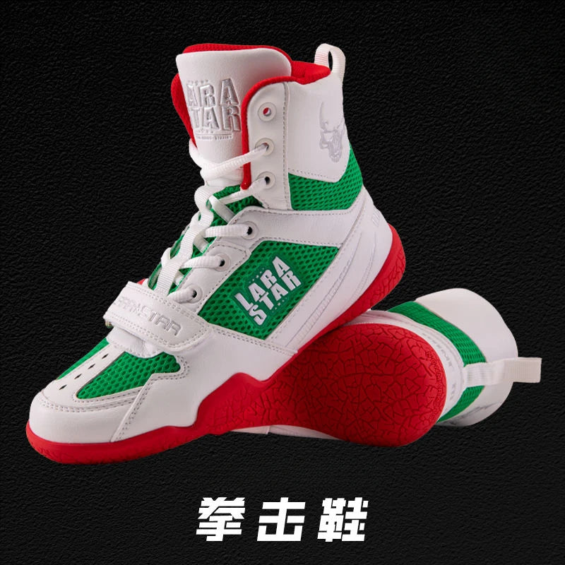 Chaussures d’entraînement homme, boxe et lutte, antidérapantes confortables et durables