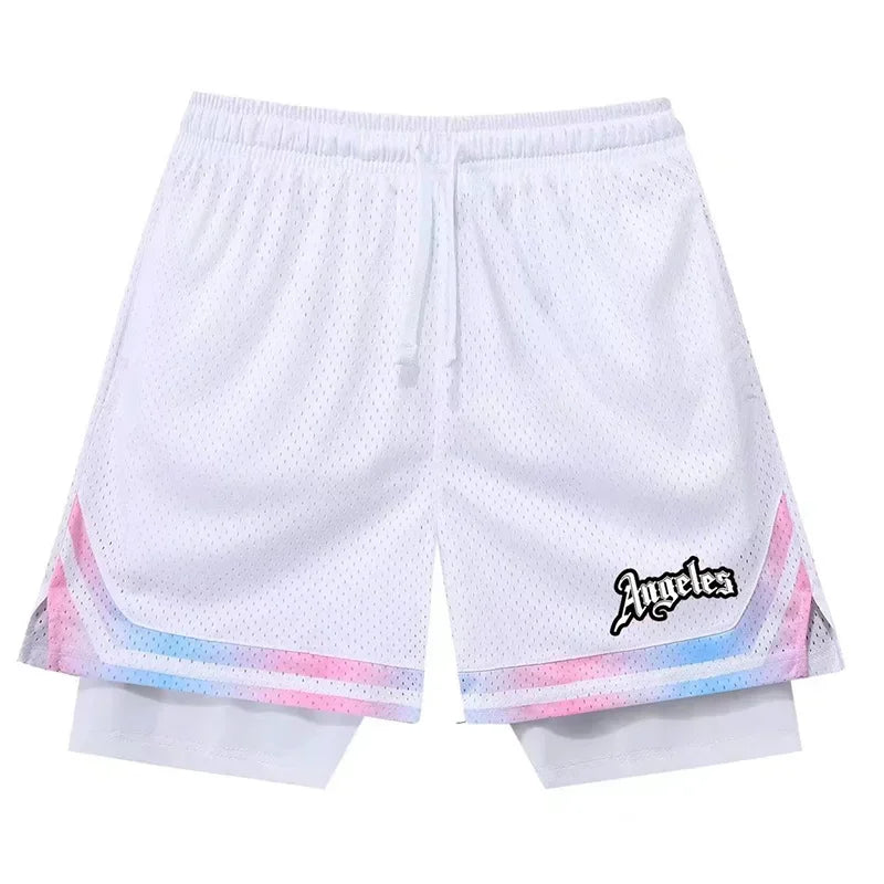 Short basket ample unisexe, style américain, cinq points, anti-lumière, été, sport .