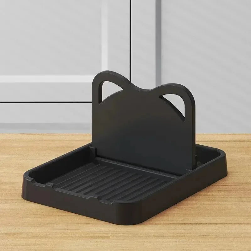 Support de Rangement Multifonctionnel pour Couvercle de Casserole – Organisateur de Cuisine Compact et Durable, Support d'Ustensiles et Cuillères Peu Encombrant