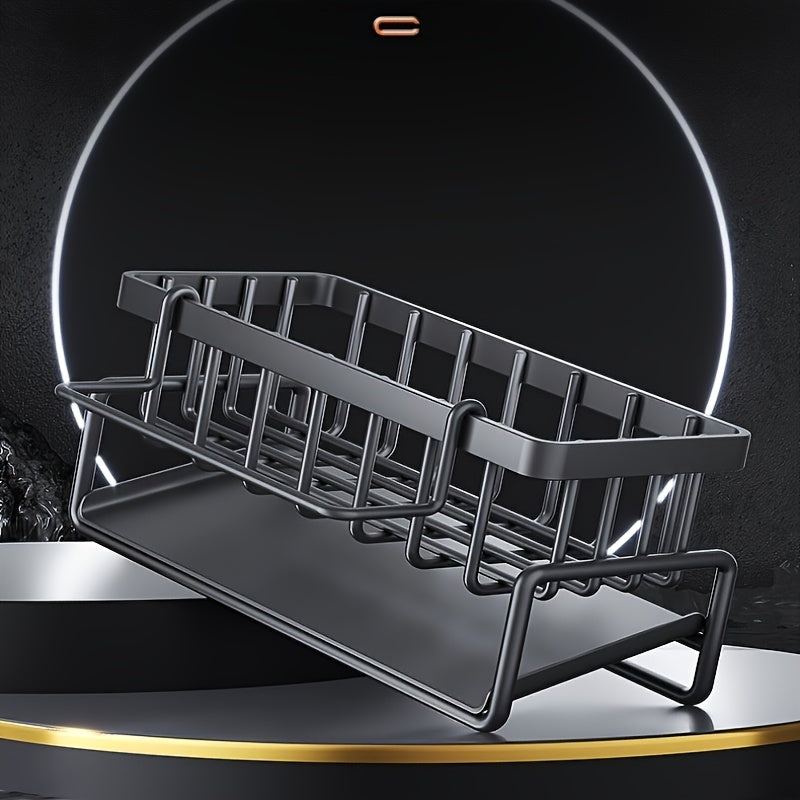 Organisateur Évier Cuisine Multifonction – Support Égouttoir et Porte-Éponge .