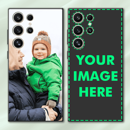 Coque Personnalisée Photo pour Samsung Galaxy S & A – Antichoc Samsung Galaxy S25 S24 S23 S22 S21 S20 FE Plus Ultra Edge Personalized Pictures Cases Compatible with Samsung A56 A55 A54 A53 A52s A36 3A5 A34 A33 A32 5G .