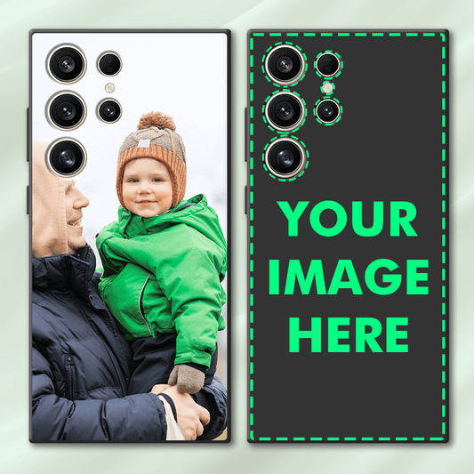 Coque Personnalisée Photo pour Samsung Galaxy S & A – Antichoc Samsung Galaxy S25 S24 S23 S22 S21 S20 FE Plus Ultra Edge Personalized Pictures Cases Compatible with Samsung A56 A55 A54 A53 A52s A36 3A5 A34 A33 A32 5G .