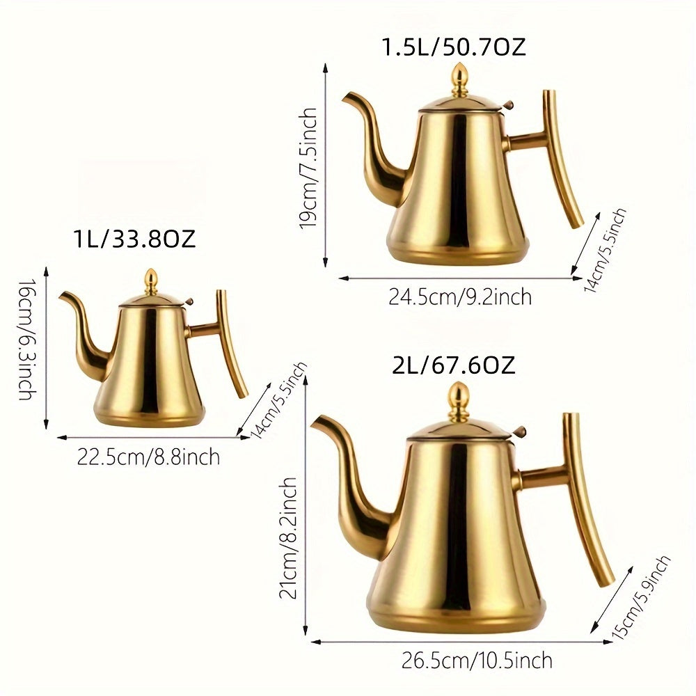 Set Cafetière Inox avec Filtre – 1L/1,5L/2L, Résistante à la Chaleur .