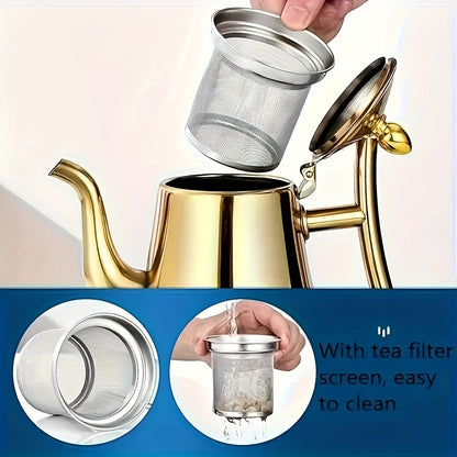 Set Cafetière Inox avec Filtre – 1L/1,5L/2L, Résistante à la Chaleur .