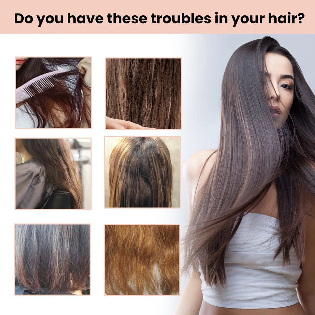 Crème lissante cheveux professionnels – Correction protéines, lissage doux, cheveux brillants et sains