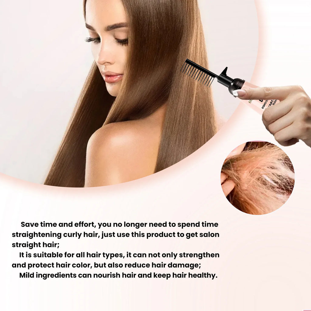 Crème lissante cheveux professionnels – Correction protéines, lissage doux, cheveux brillants et sains