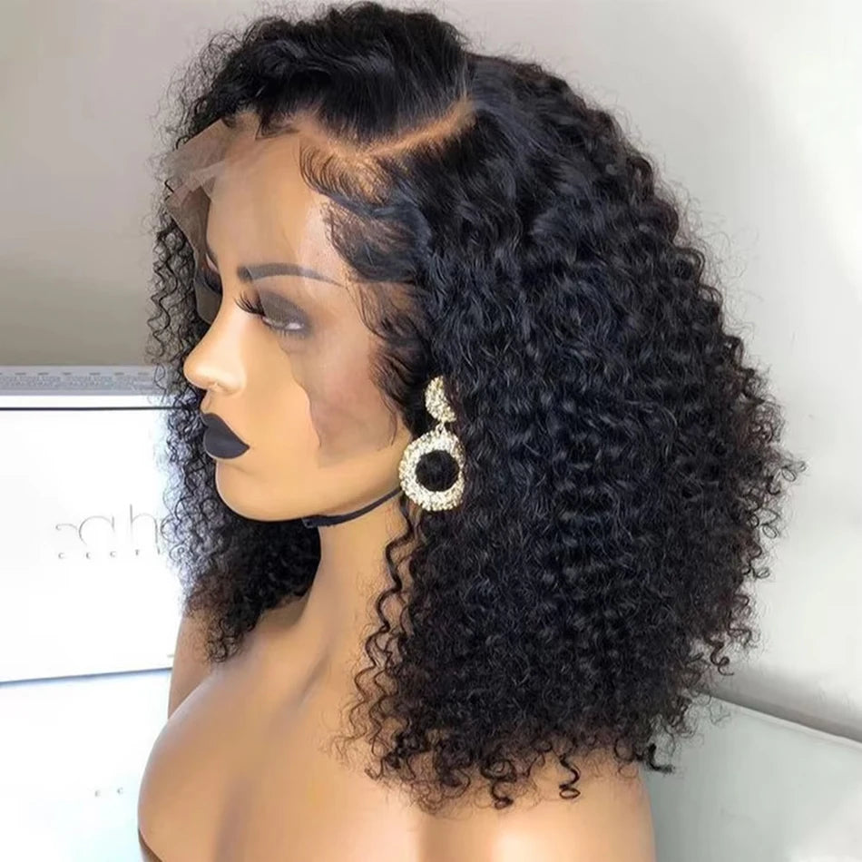 Perruque Bob Brésilienne 200% Deep Wave Femme﻿