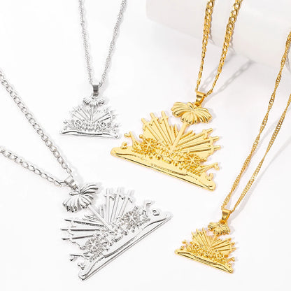 Collier ras du cou unisexe chaîne cubaine ondulée or/argent – cadeau Ayiti .