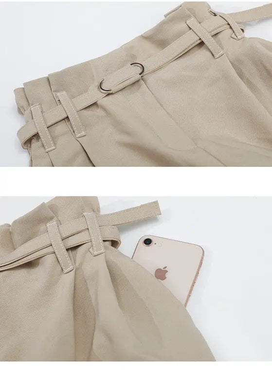 Ensemble fille ado 3 pièces : blazer, pantalon, ceinture, tenue formelle décontractée .