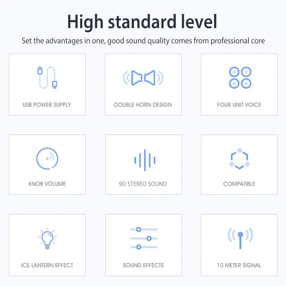 Barre de son Bluetooth USB Salange – Haut-parleur stéréo filaire 3,5mm pour PC, projecteur, téléphone