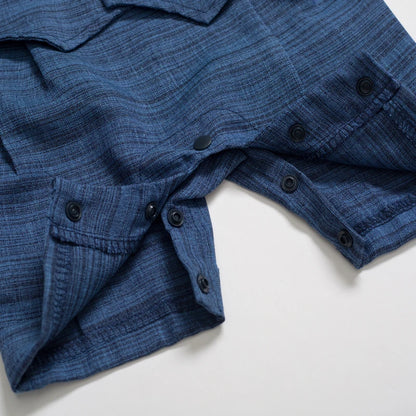 Costume bébé été 4 pièces : barboteuse, chapeau, chaussures, chaussettes .