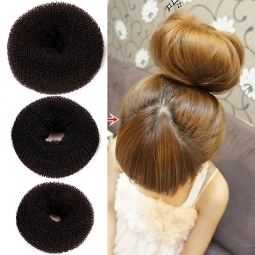 Éponge chignon mode, accessoires coiffure filles et femmes