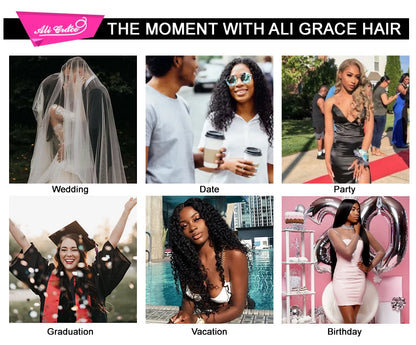 Ali Grace-Perruque Bob Lace Wig naturelle lisse ombrée, cheveux courts, 13 age, T1B/30, pre-plucked .