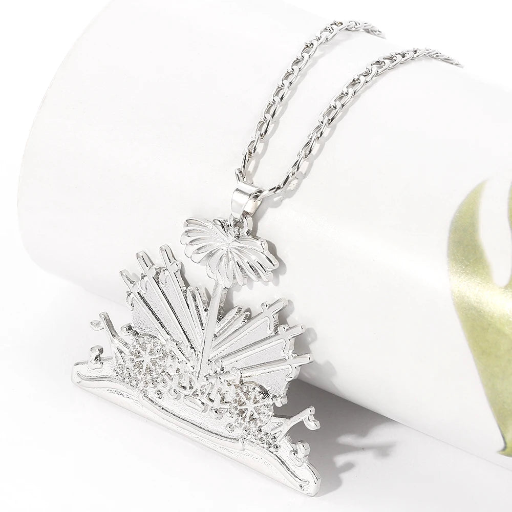 Collier ras du cou unisexe chaîne cubaine ondulée or/argent – cadeau Ayiti .