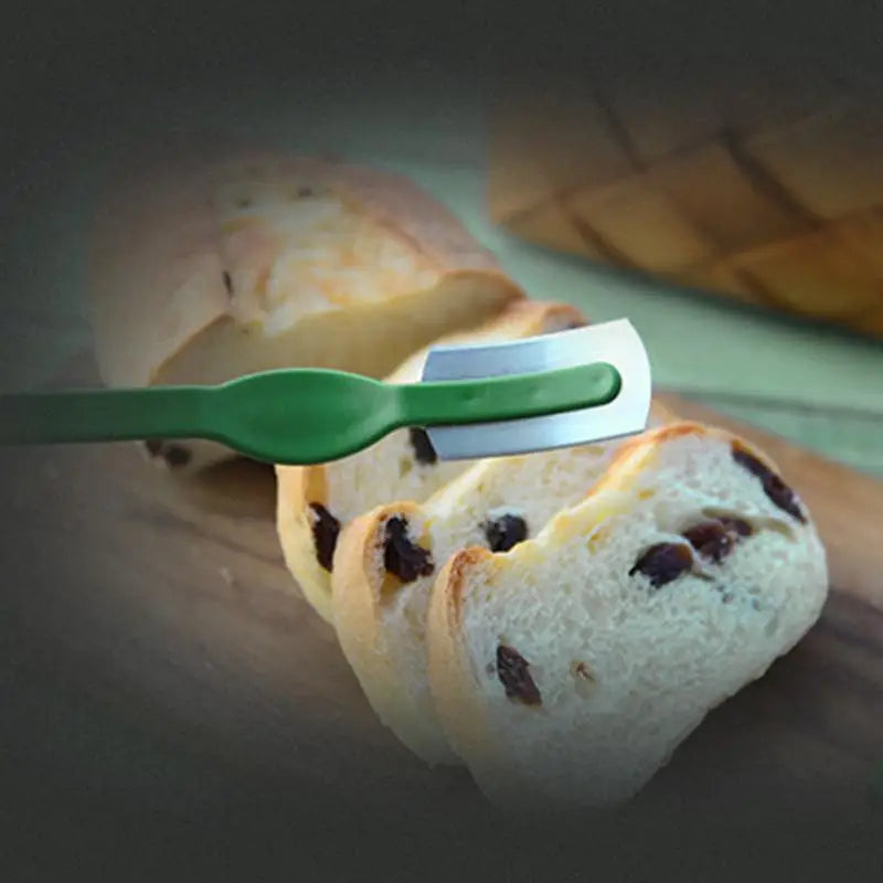 Couteau à Pain à Lame Incurvée – Antirouille, Facile à Nettoyer, avec Gaine .