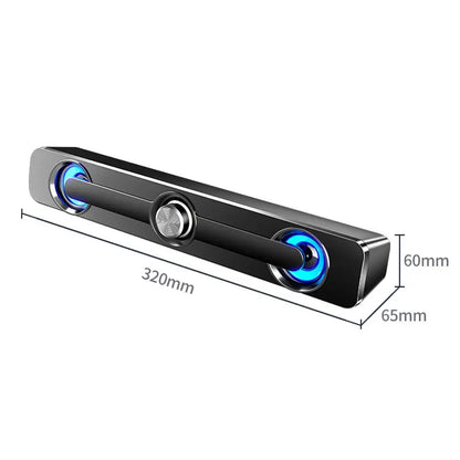 Barre de son Bluetooth USB Salange – Haut-parleur stéréo filaire 3,5mm pour PC, projecteur, téléphone