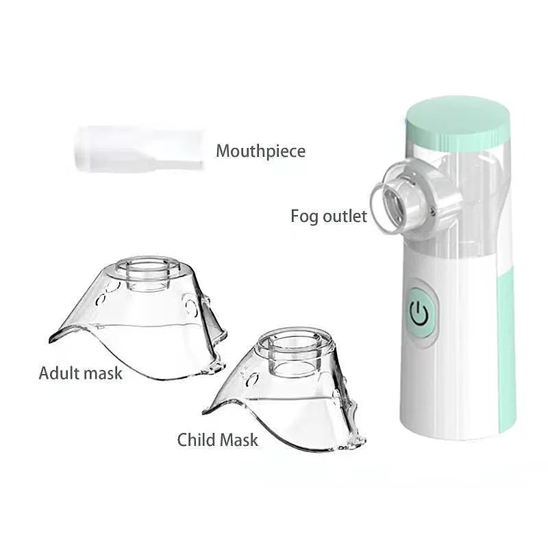 Nébuliseur médical silencieux portable à mailles, mini inhalateur enfant .