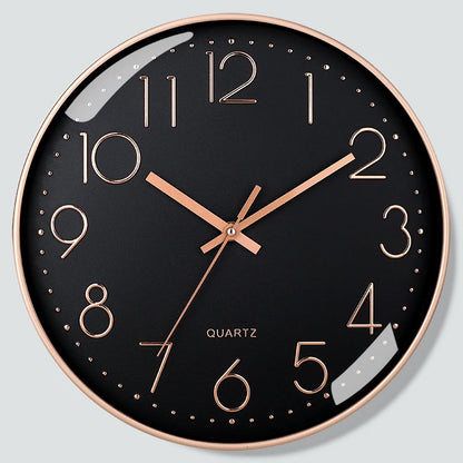 Horloge murale Quartz 8'' cubique silencieuse déco salon