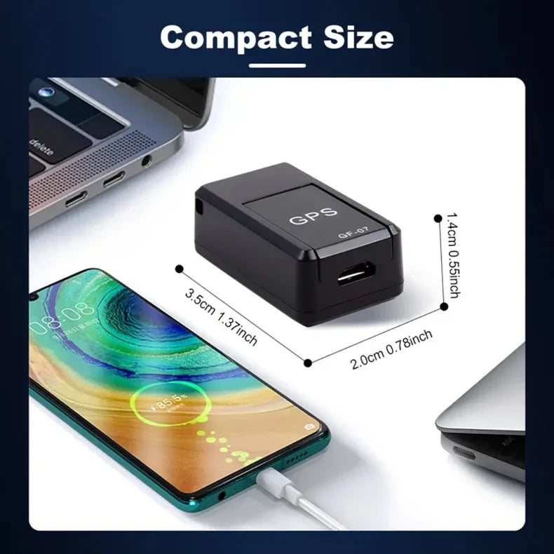 Traceur GPS Mini Antivol – Positionnement Temps Réel, Véhicule/Moto.