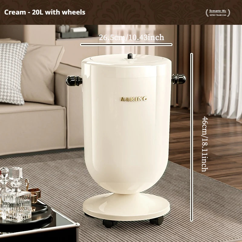 Poubelle Mobile Leasylife avec Roulettes – Haute et Moderne