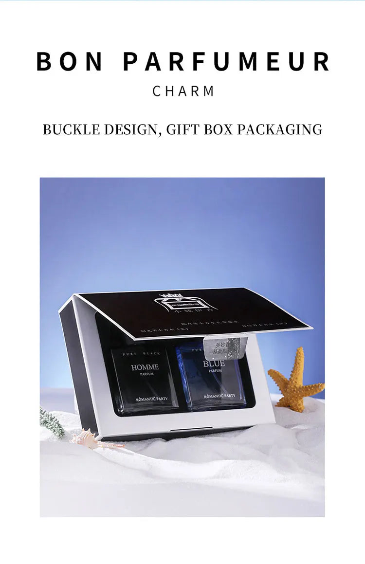 Glamour parfum homme, coffret Cologne longue durée, phéromones, spray original .