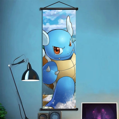 Pokémon Squirtle, Wartortle, Blastoise – Scènes dynamiques, impressions vives, détails audacieux – Pour fans de type Eau Power