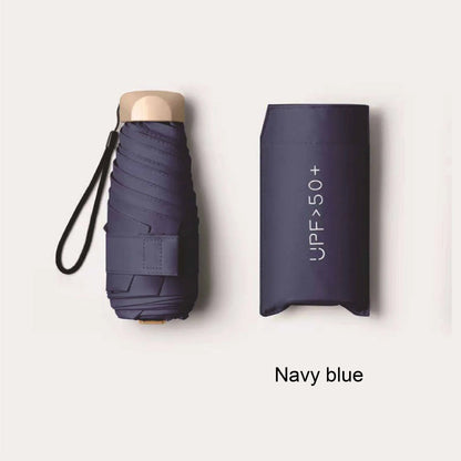Mini Parapluie 5 Volets  – Compact, Portable, Résistant aux UV, Parasol Unisexe Élégant et Premium pour Toutes Saisons