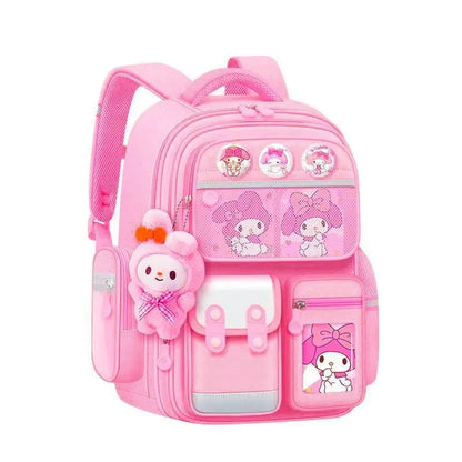 Cartable kawaii Kuromi Ma Mélodie Cannelle – Enfant, grande capacité, léger, fournitures scolaires .