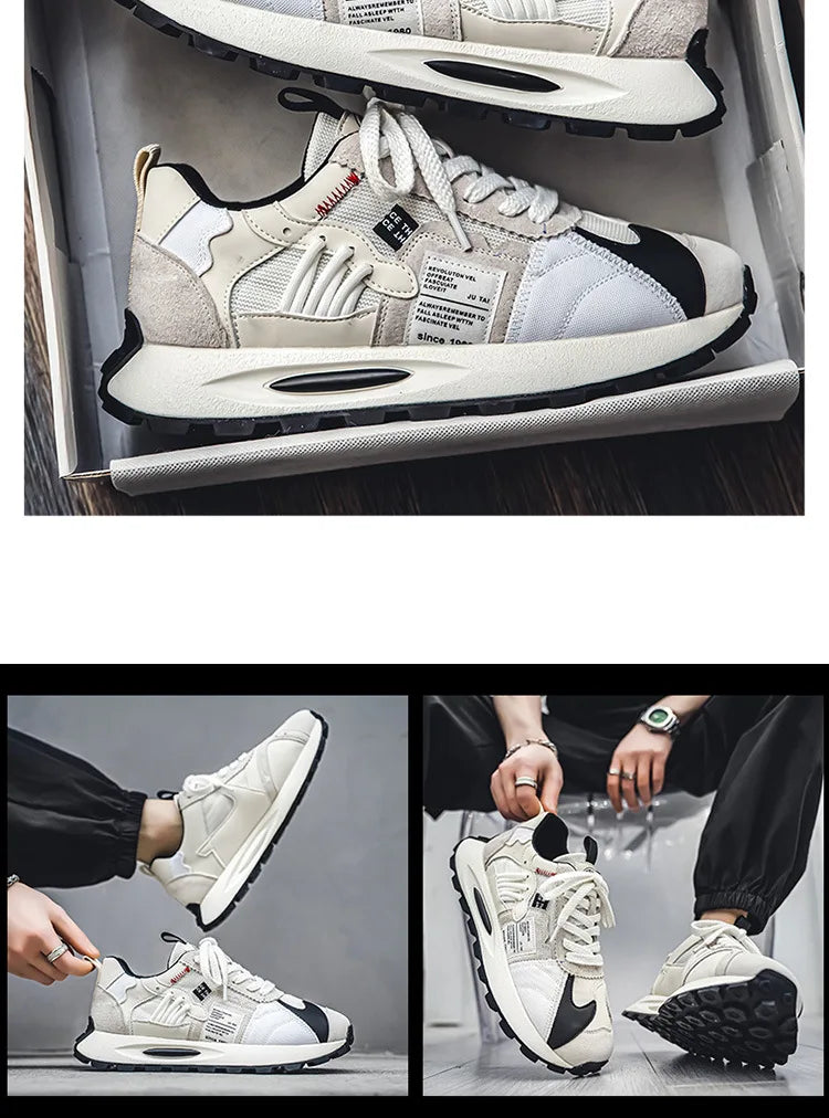 Baskets de course homme , mode, légères, maille, entrainement & extérieur .