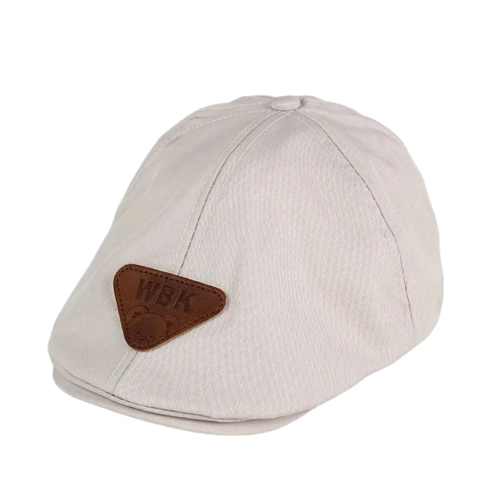 Chapeau bébé garçon – Béret coton avec visière, quatre saisons, léger, été, 1-4 ans