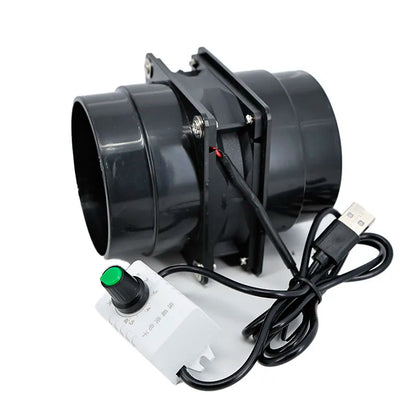 Ventilateur Extracteur Fumée 2 Types DC 5V USB, Vitesse réglable, Conduit 1-2 Voies, Tuyau 1m/3m