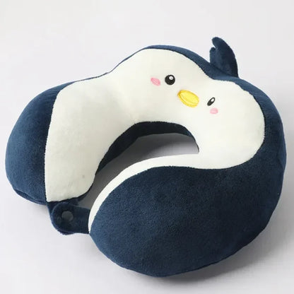 Oreiller de voiture enfant – coussin repos‑nuque avec sangle de sécurité (1 pièce)