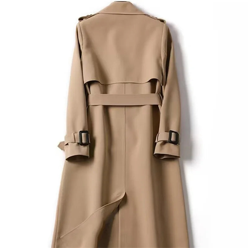 Trench-Coat Femme – Manteau Long Ample Automne/Hiver