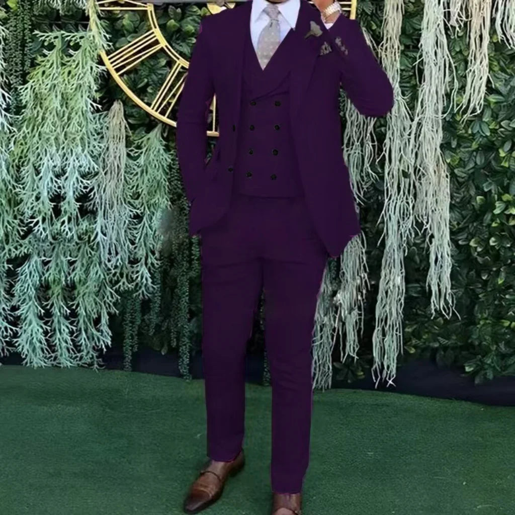 Costume 3 pièces homme : blazer, gilet, pantalon – mariage & affaires .