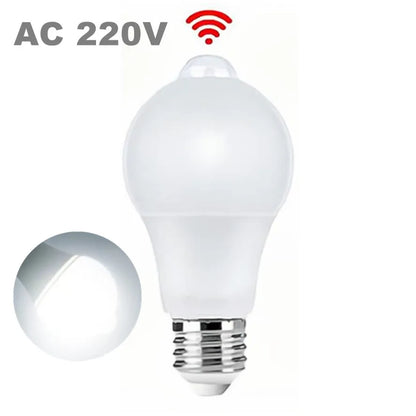 Ampoule LED E27 détection mouvement 9-20W, fonction infrarouge, 85-265V, activation nuit