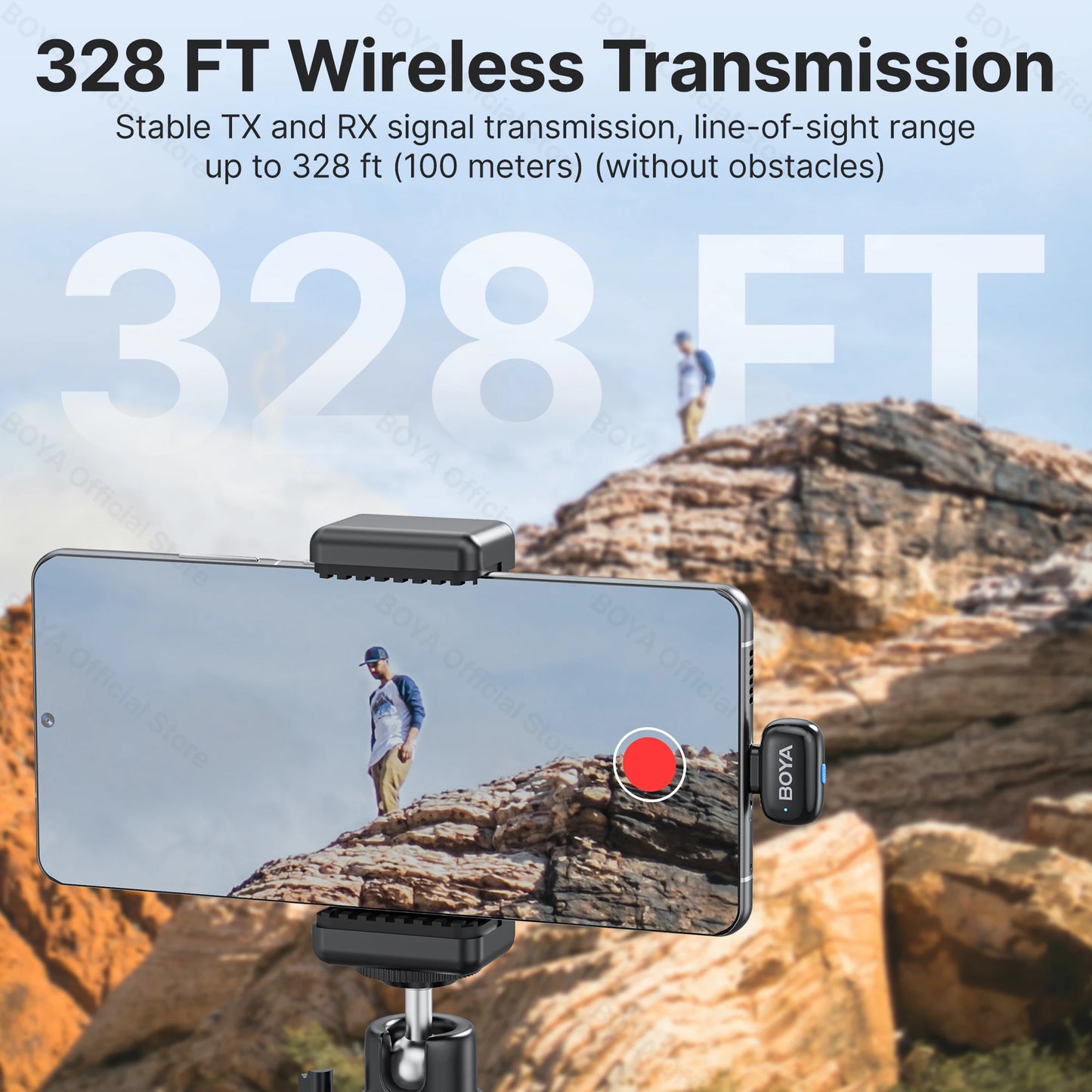 Micro Sans Fil BOYA Lavalier Mini, Enregistrement Audio/Vidéo .