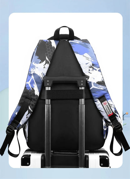 Sac à dos football cool 2 pièces – avec sac poitrine, capacity, cartable simple lycée mixte .