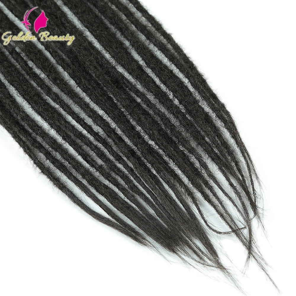 Extensions Dreadlocks Synthétiques 24” Double Extrémité, 10 Brins .