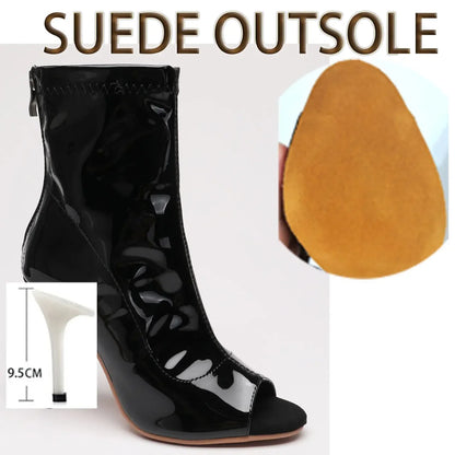 Bottes à talons aiguilles, personnalisées pour danse latine, style sexy .