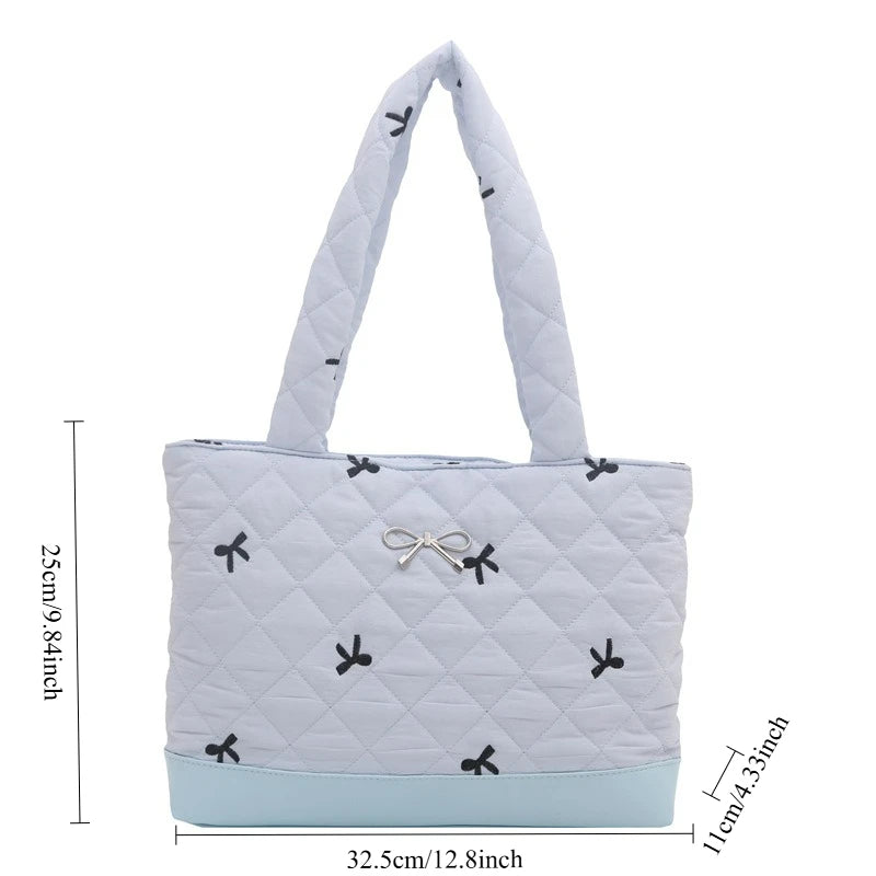 Sac à bandoulière femme – Matelassé, simple, polyvalent, nouvelle mode, grande capacité, texture douce