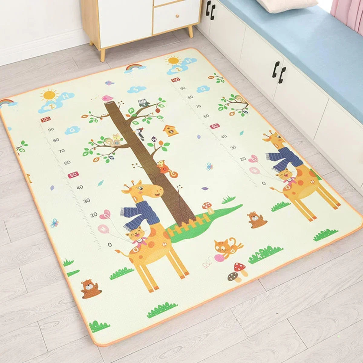 Tapis d’Éveil Bébé – Aire de Jeu Puzzle, Sécurisée et Confortable, Multi-Tailles