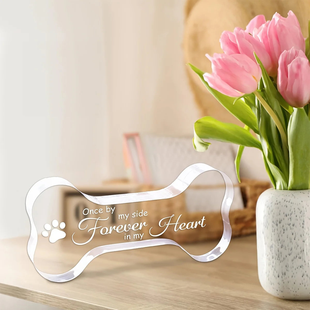 Plaque mémoire animal AMA – cadeau hommage chien/chat