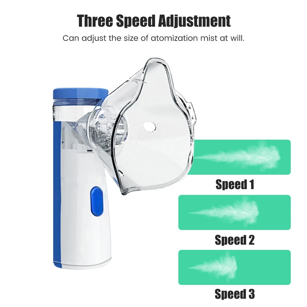 Nébuliseur médical silencieux portable à mailles, mini inhalateur enfant .